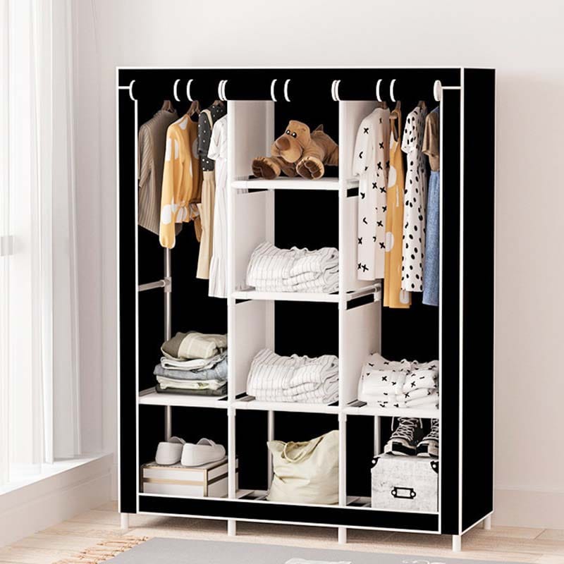 Organisateur / Armoire métallique moderne — rangement vêtements et accessoires